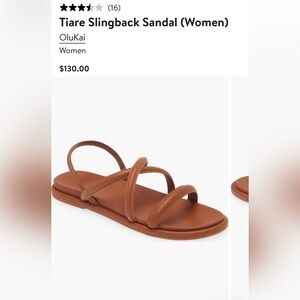 Olukai Tiare Slingback Sandal (Women) $130 Size 5